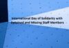 INTERNATIONAL DAY OF SOLIDARITY WITH DETAINED AND MISSING STAFF MEMBERS 1